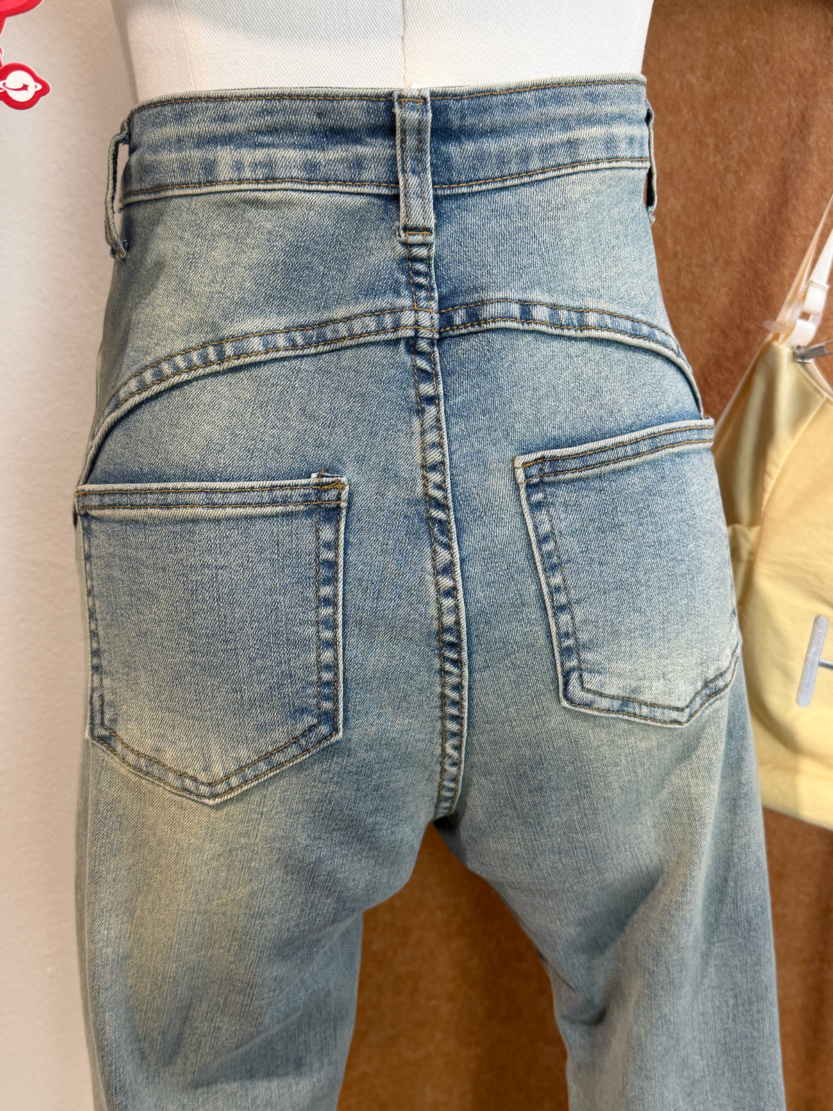 Light-Wash Flared Jeans | Jiva Bottom