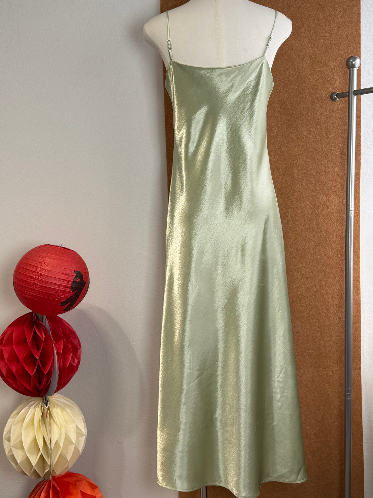 Cowl Neck Satin Slip Maxi Dress | Binae