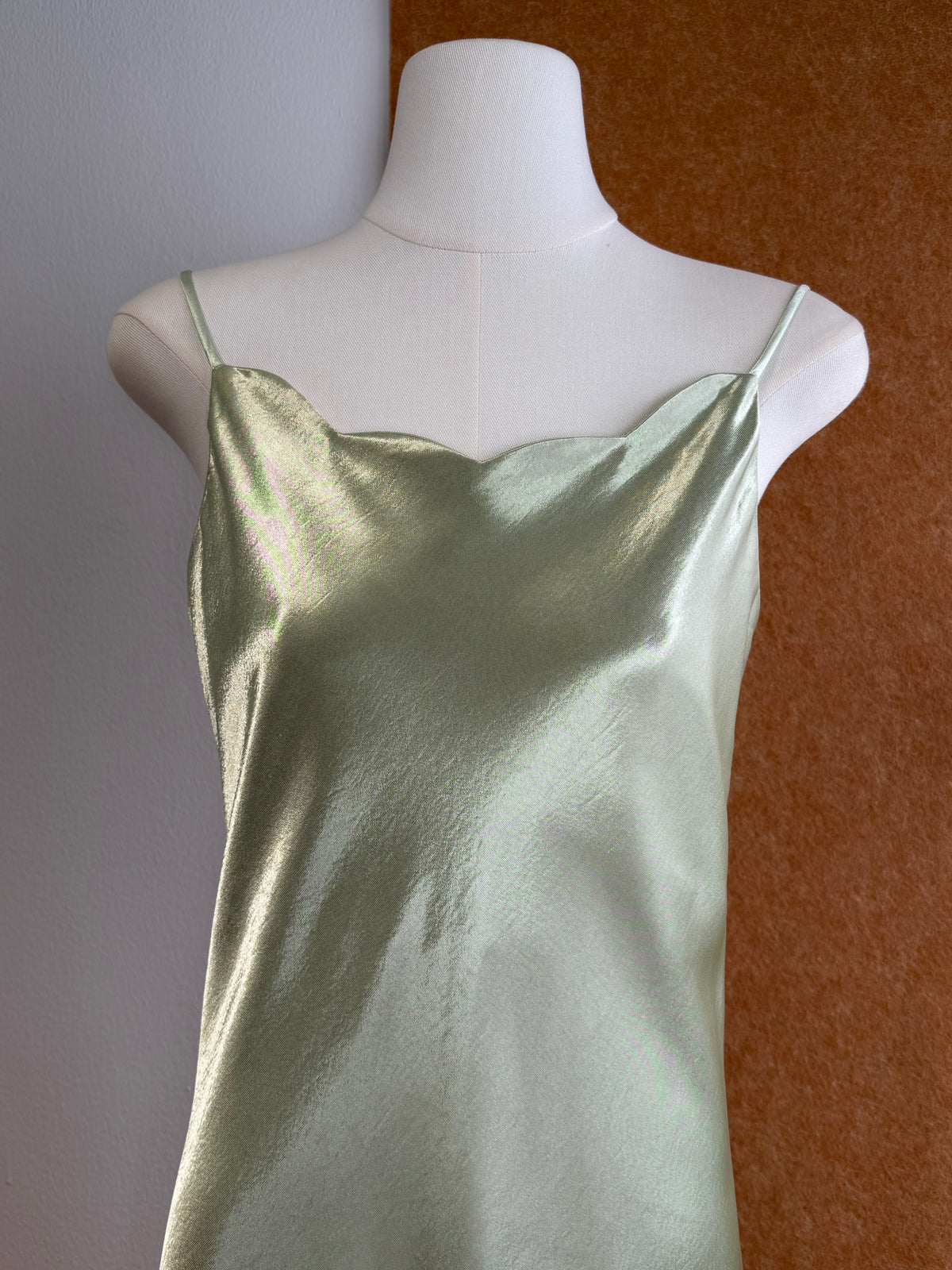 Cowl Neck Satin Slip Maxi Dress | Binae
