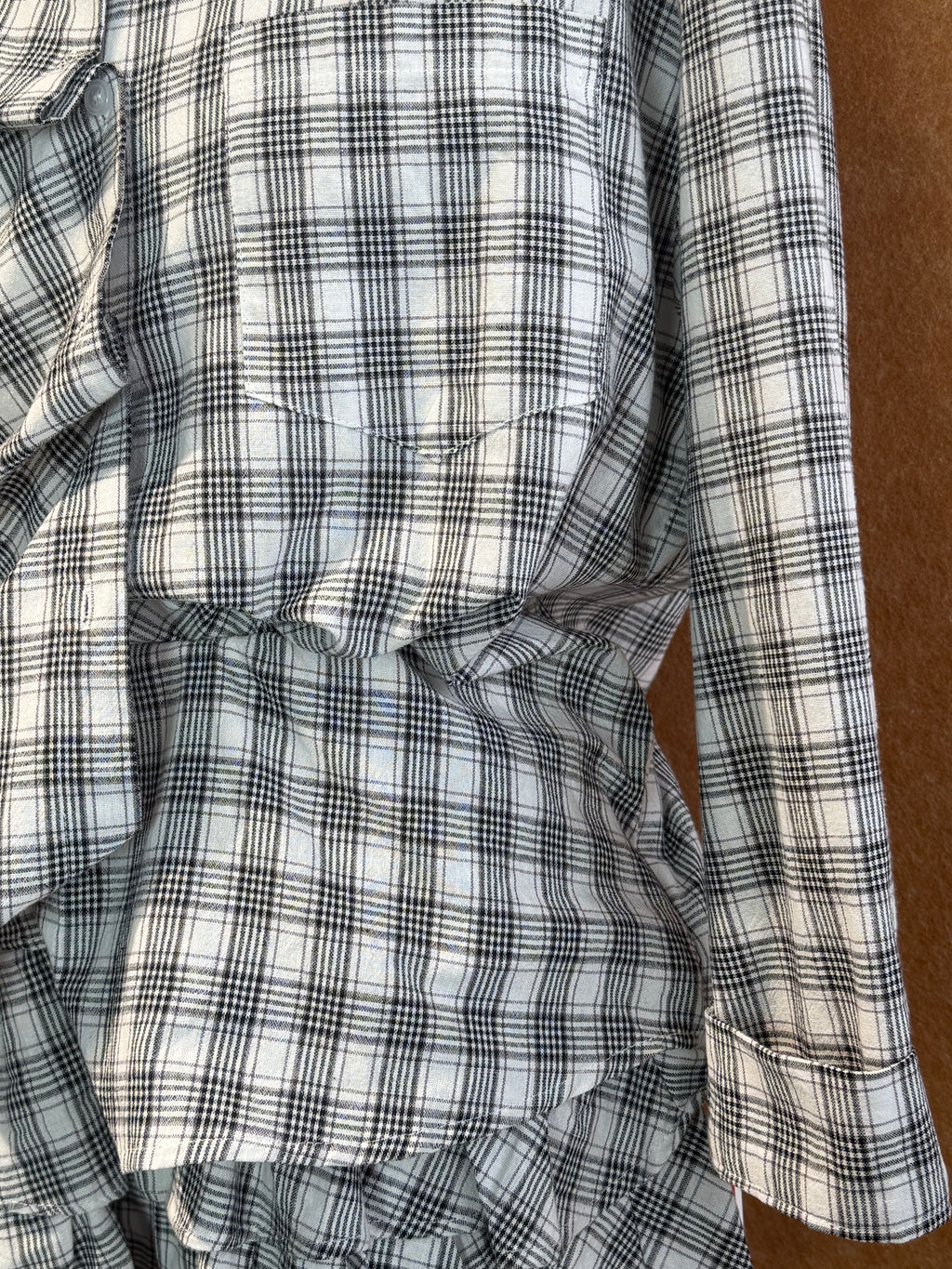 Plaid Oversized Drop-Shoulder Shirt | Cecilia
