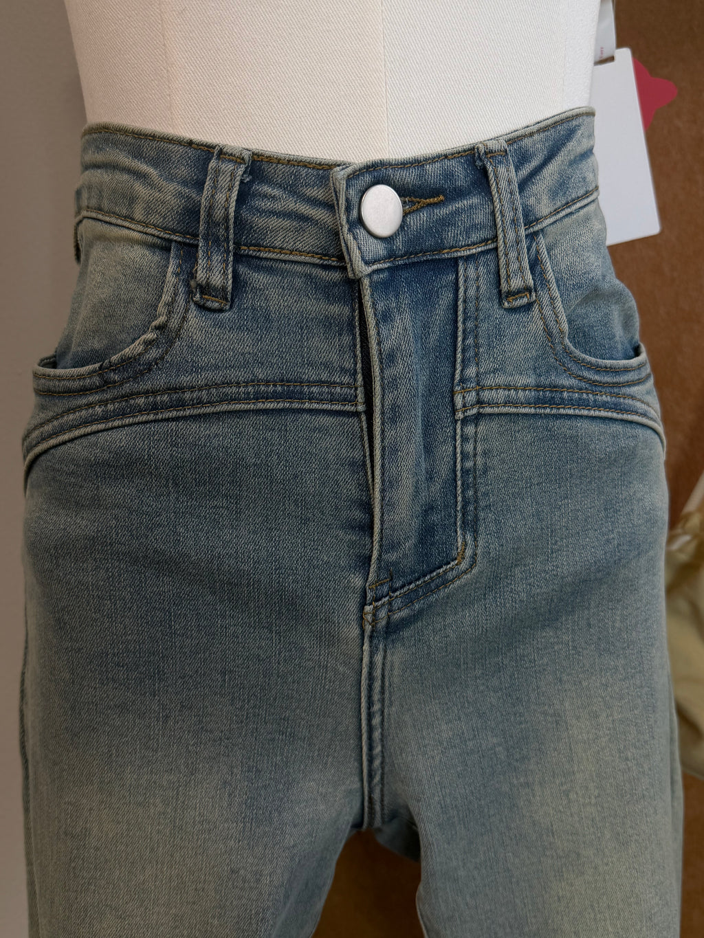 Light-Wash Flared Jeans | Jiva Bottom