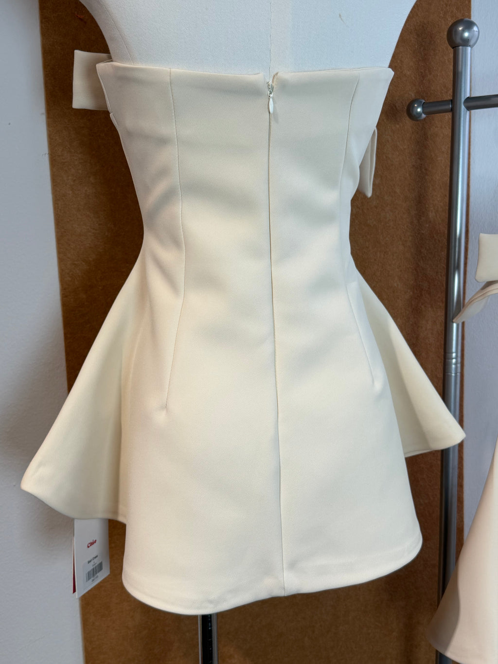 3D Bow Off-Shoulder Fit-and-Flare Mini Dress | Blair