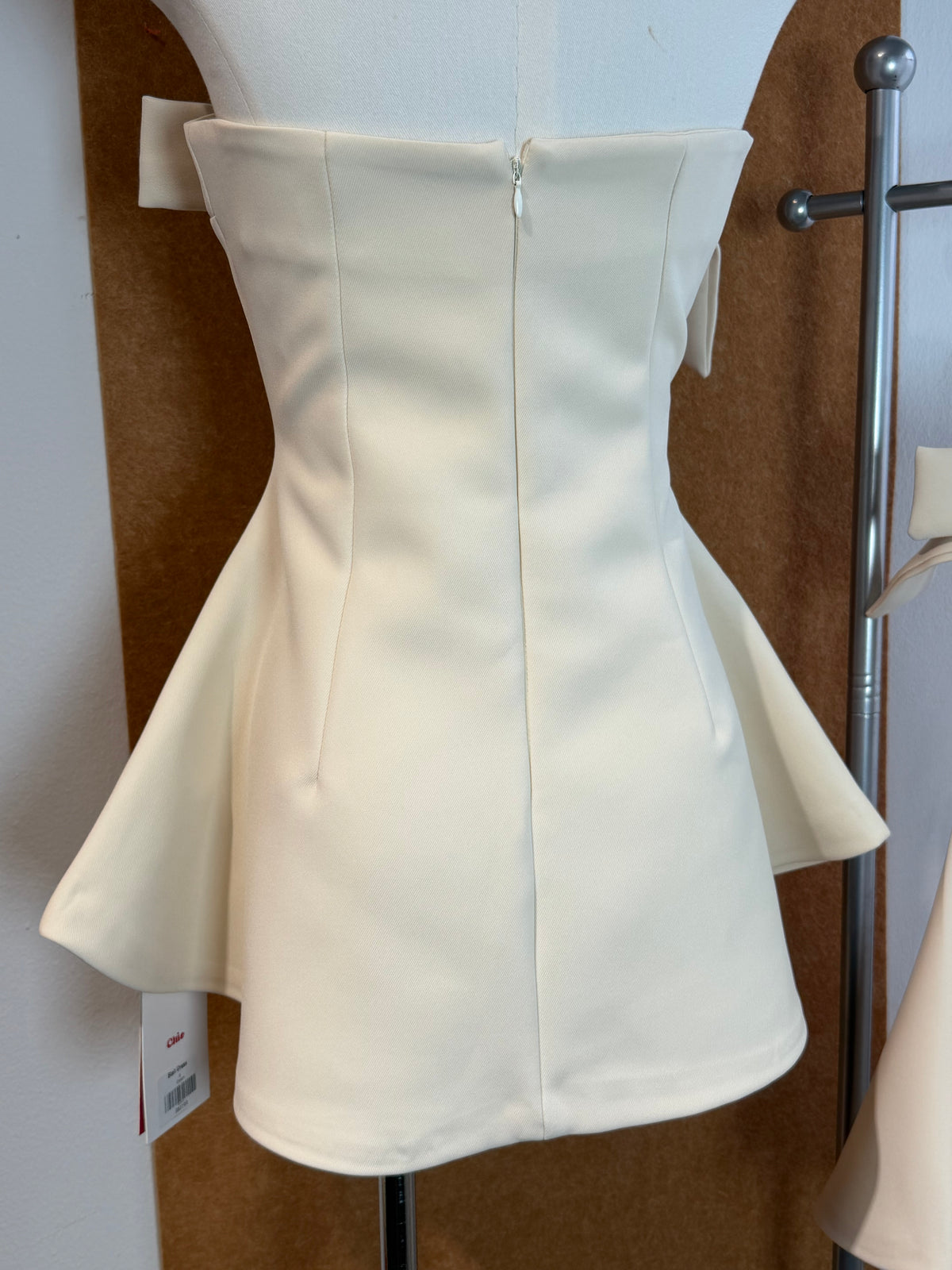 3D Bow Off-Shoulder Fit-and-Flare Mini Dress | Blair
