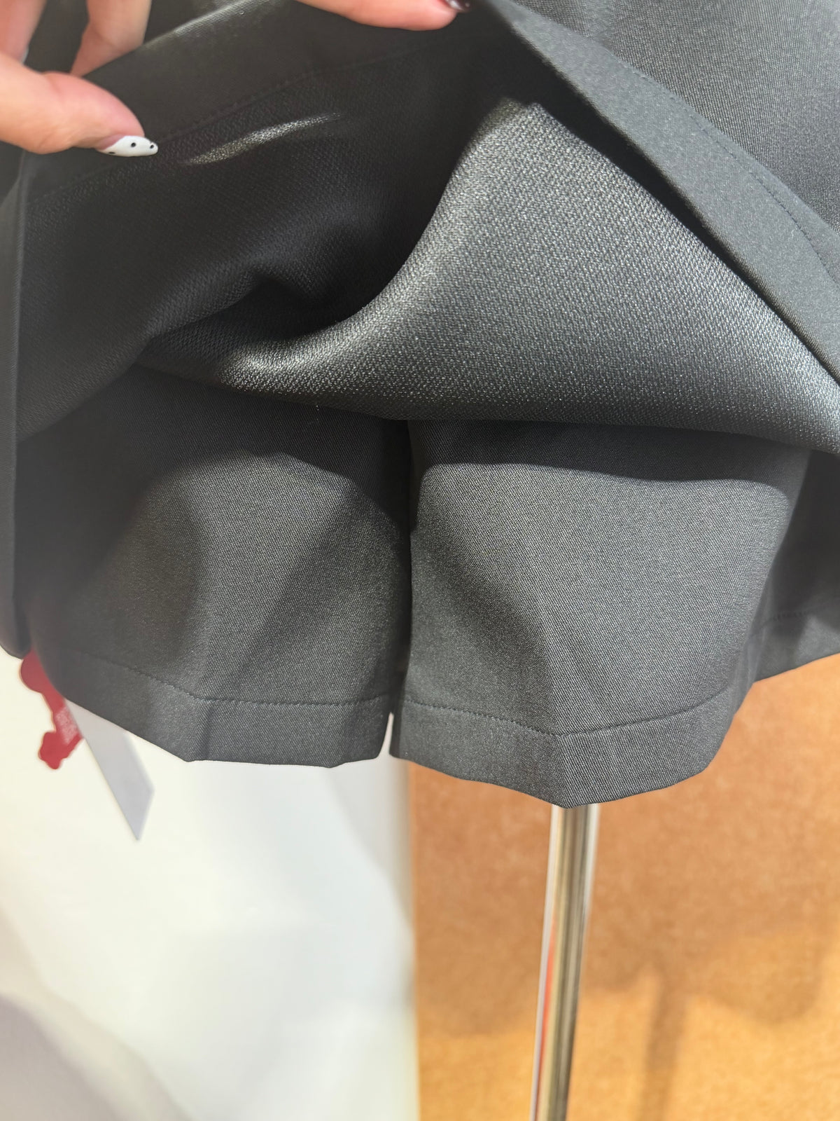 Buckle-Detail A-Line Mini Skort | Talia Bottom