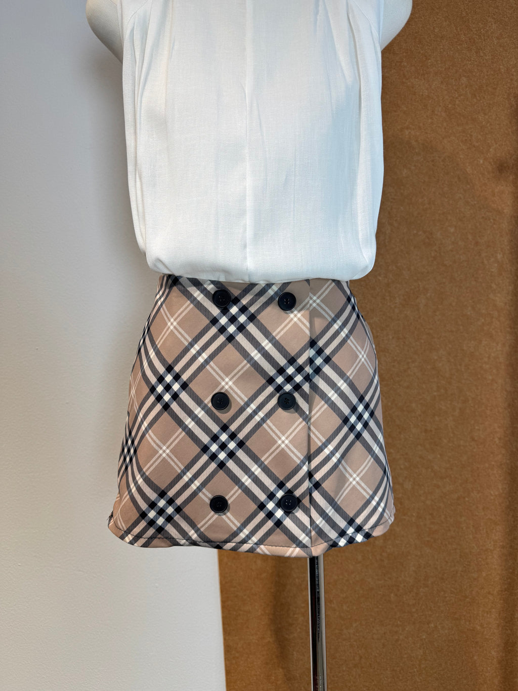 Heritage Check Skort | Cerys