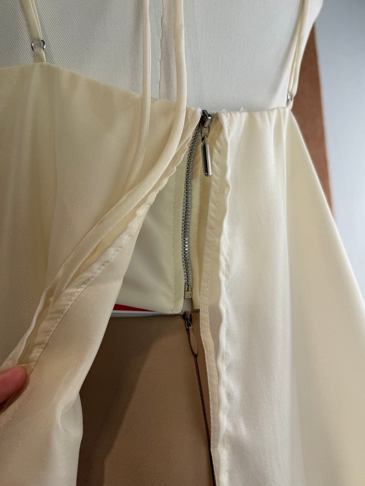 Cream Rosette Layered Cami Top | Nora Top