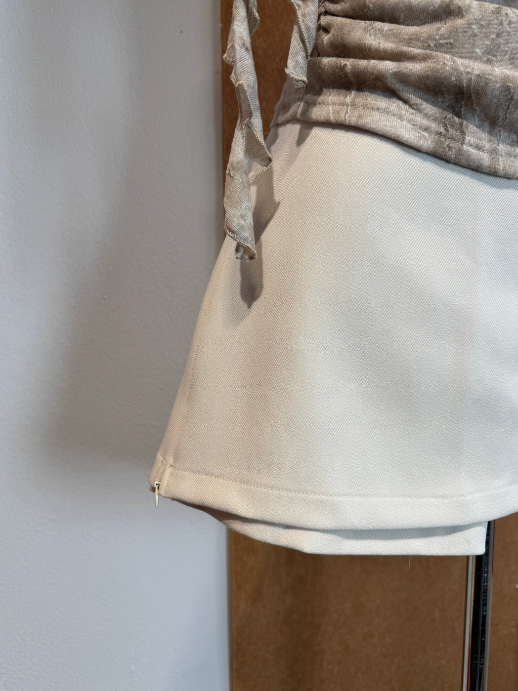 High-Waist A-Line Structured Skort | Avery