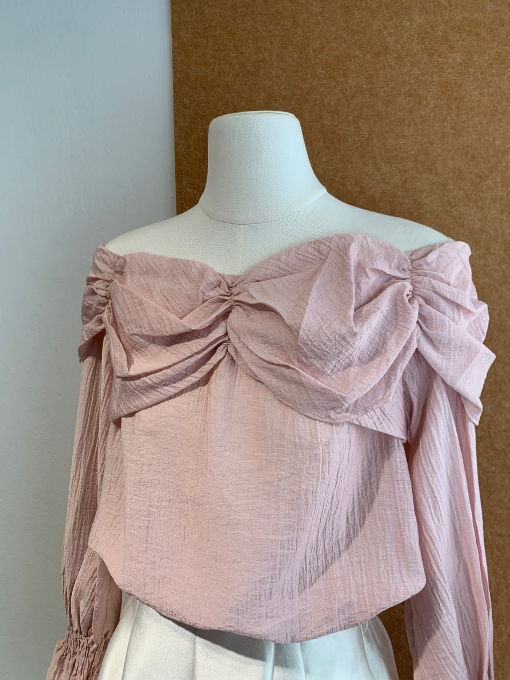Bow Shoulder Off-Shoulder Blouse | Eleanor