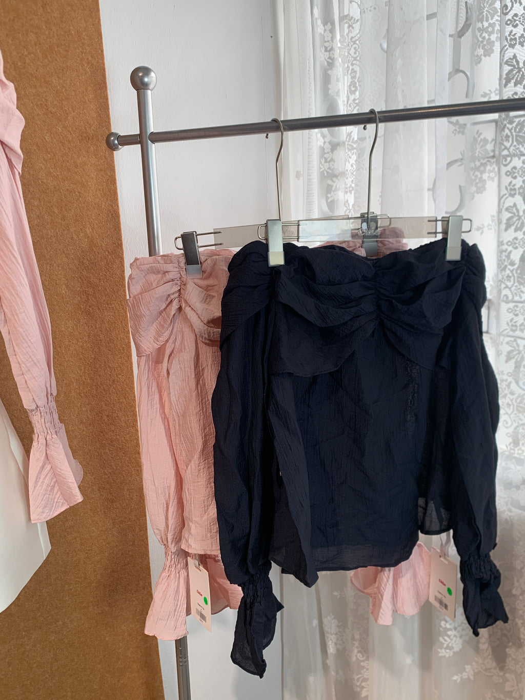 Bow Shoulder Off-Shoulder Blouse | Eleanor