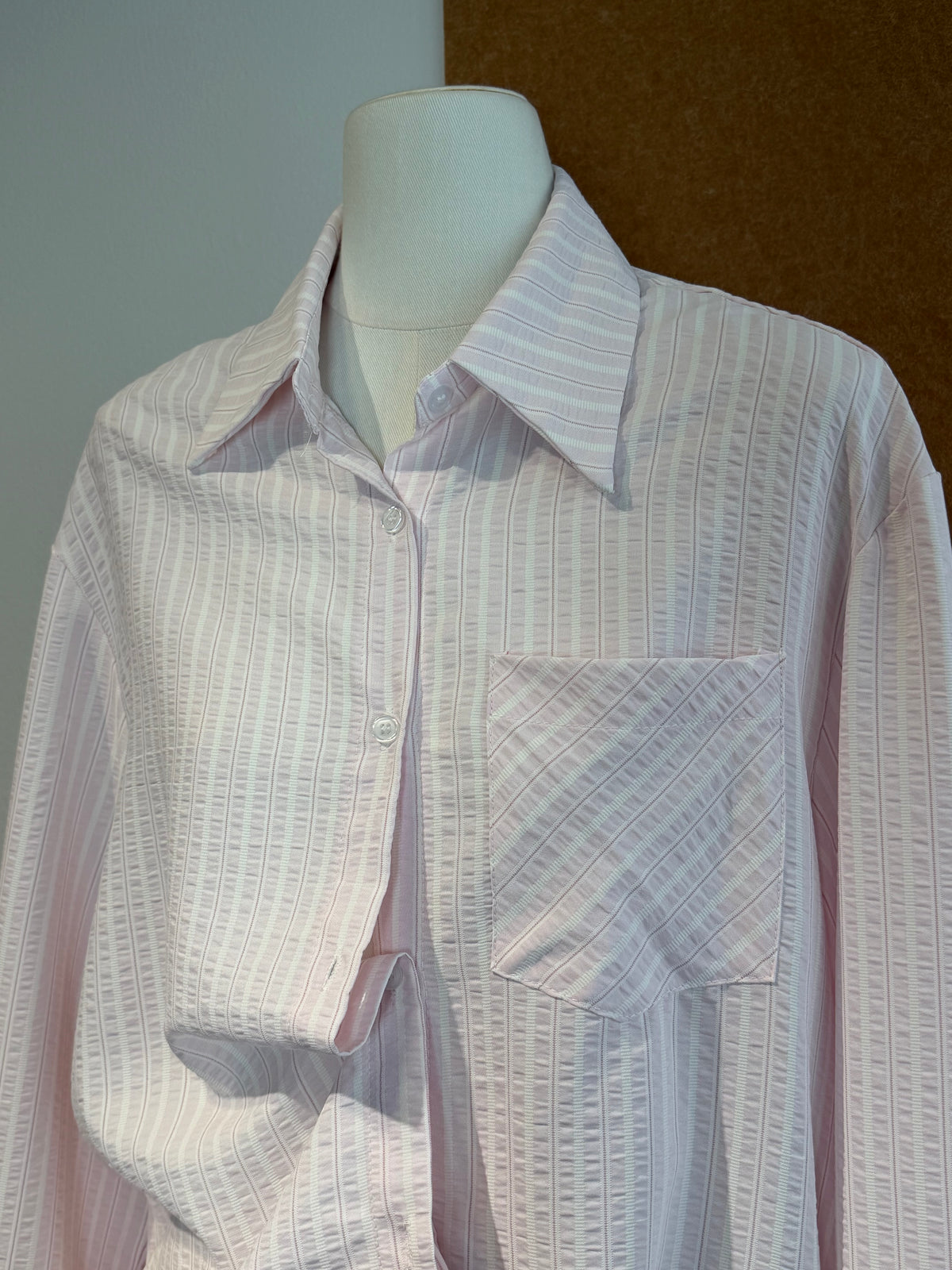 Stripe Oversized Shirt | Elowen