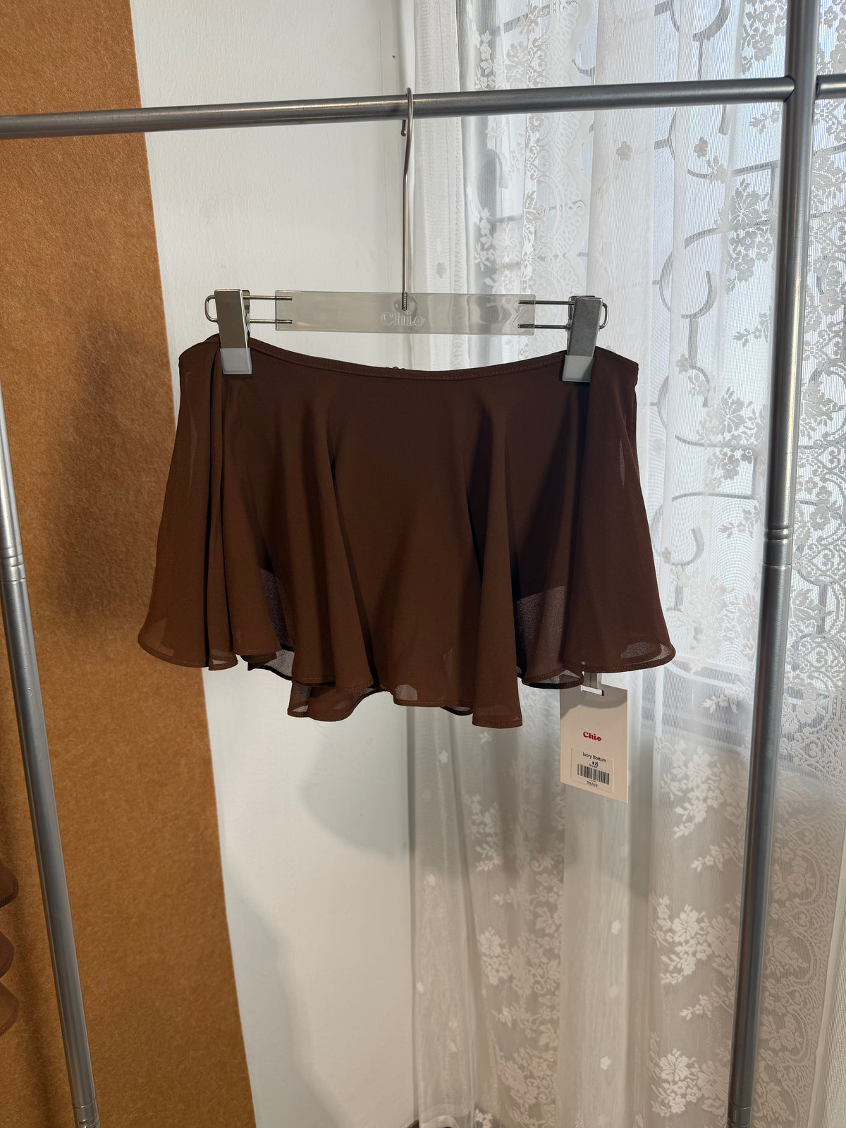 Chiffon Skort | Ivory