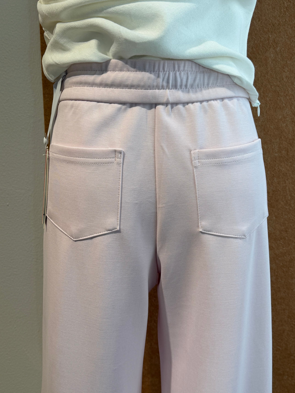 Ribbed Wide-Leg Drawstring Trousers | Nixie