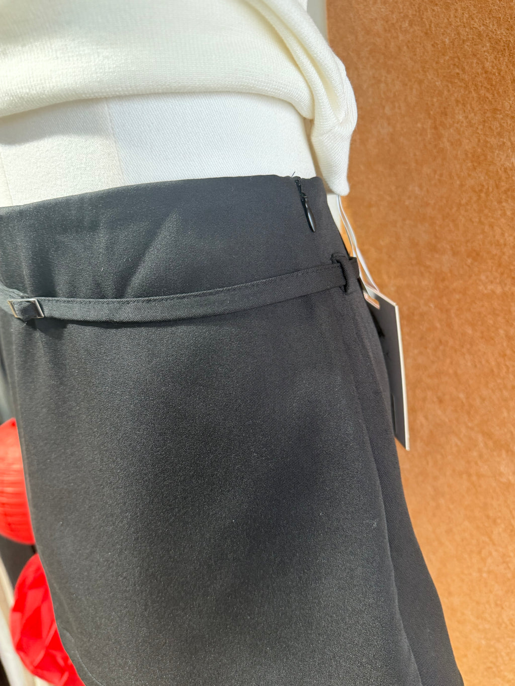 Buckle-Detail A-Line Mini Skort | Talia Bottom