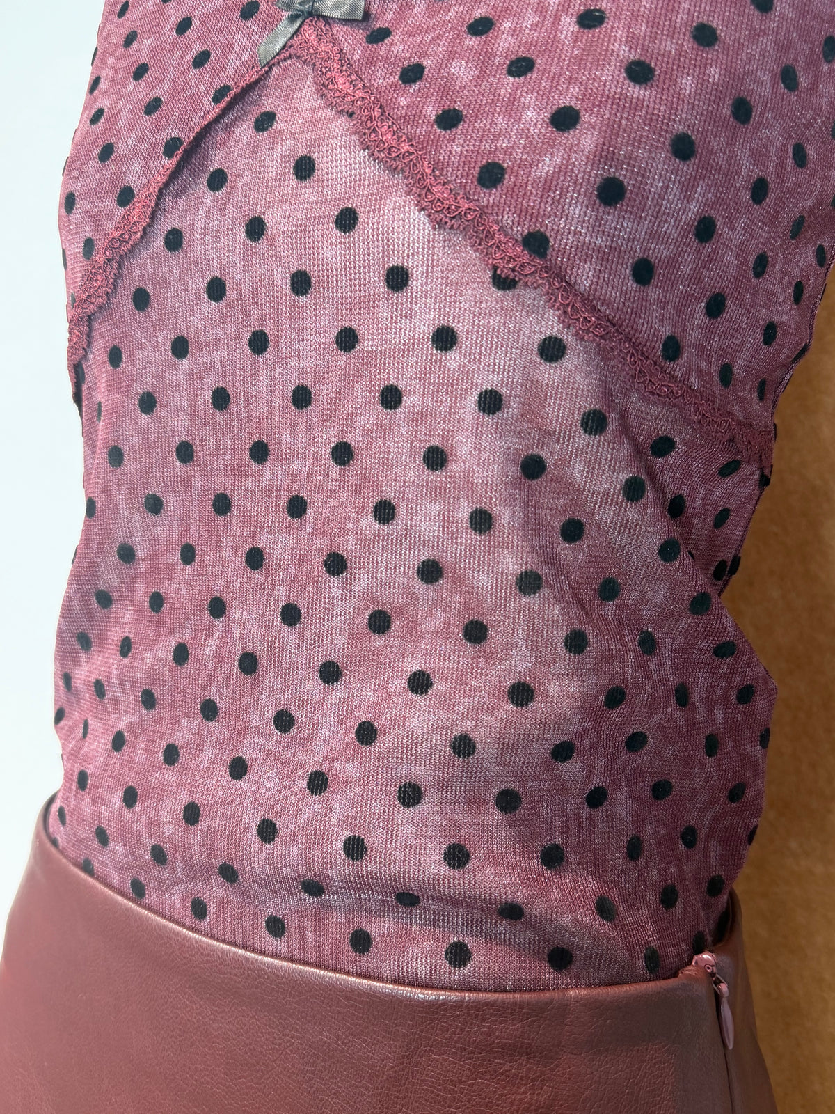 Polka-Dot Cami & Cropped Cardigan Set | Thea Top