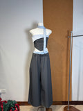 Wide-Leg Tailored Trousers | Demi