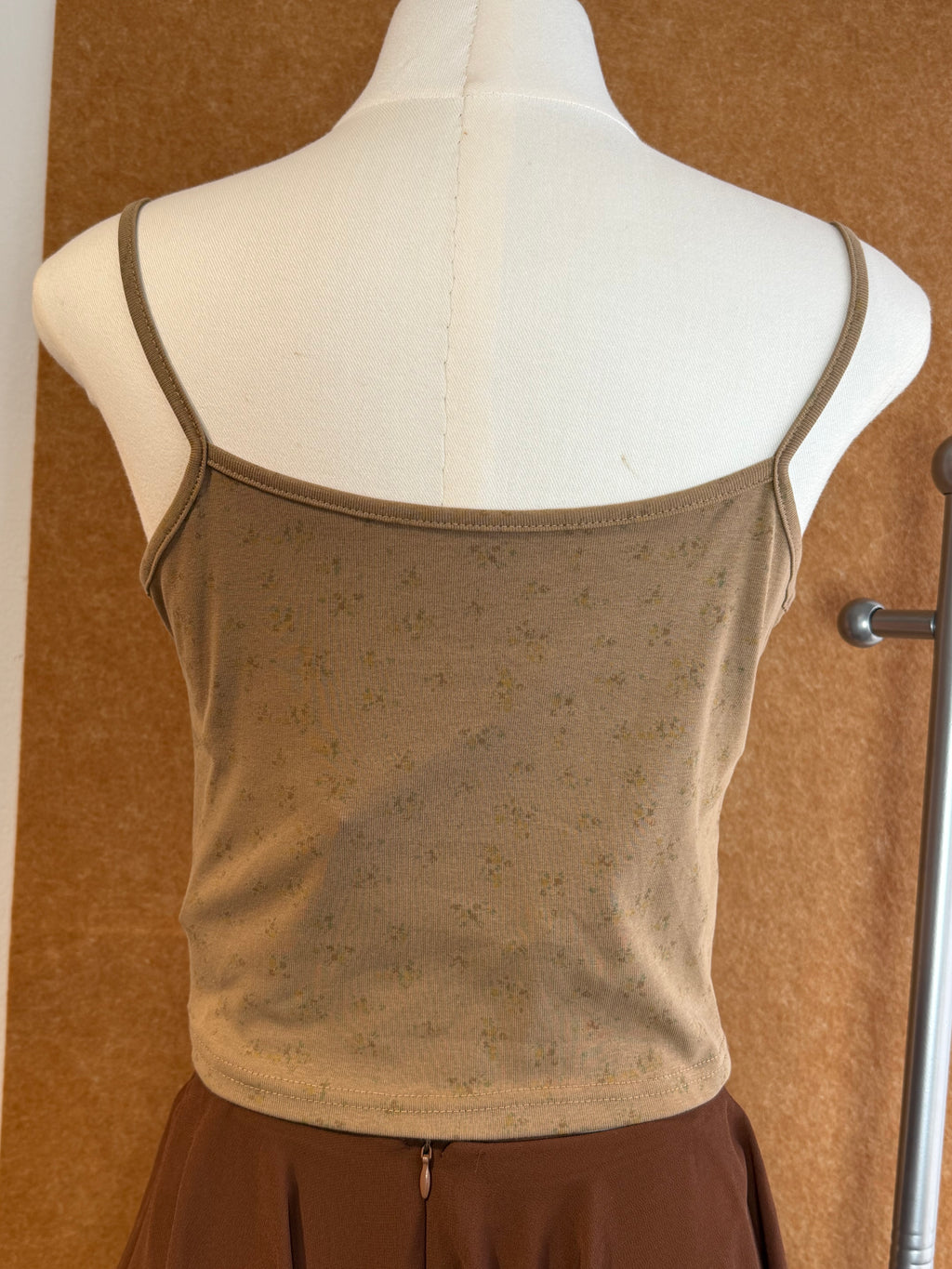 Floral Lace-Trim Bow-Tie Cropped Cami | Jori