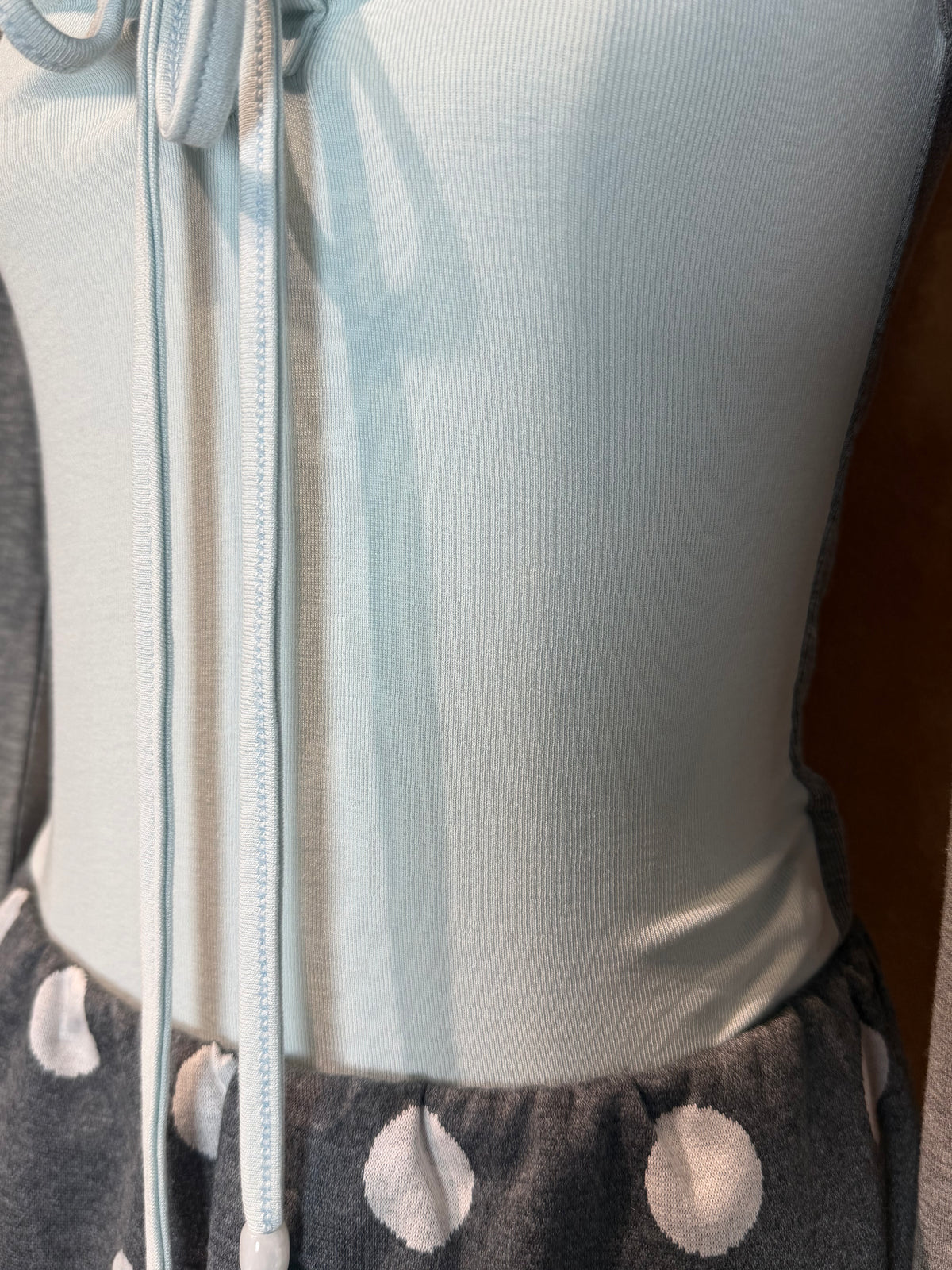 Contrast Drawstring Layered-Look Top | Shay Top