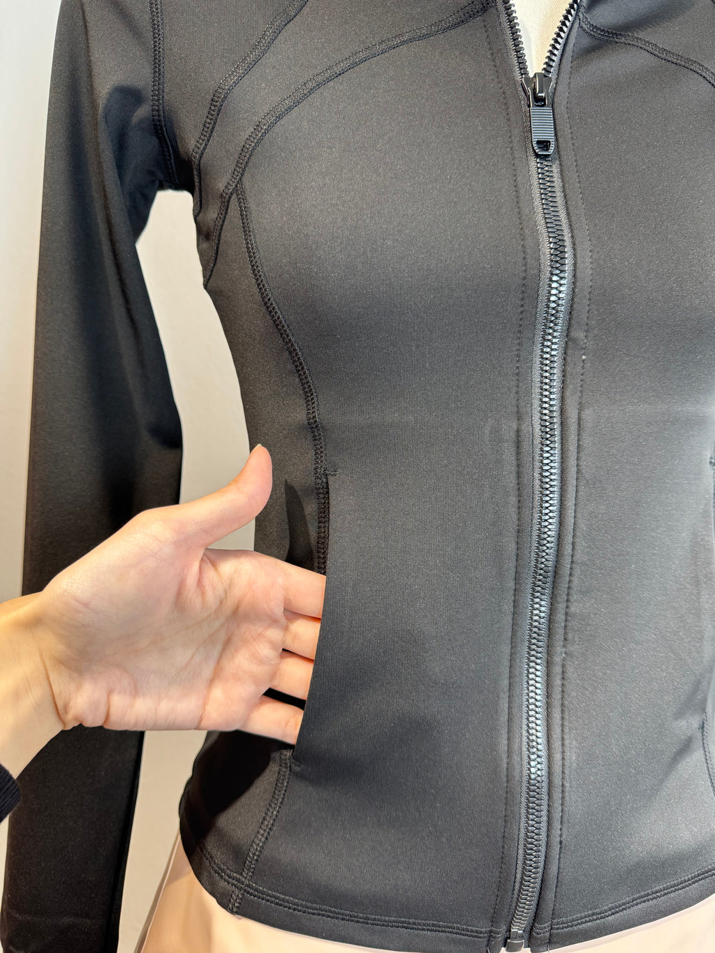 Sculpted Full-Zip Athletic Jacket | Noelle