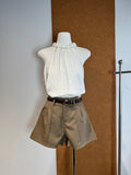 High-Waist Pleated Shorts | Paloma