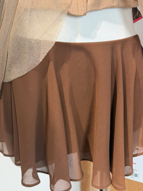 Chiffon Skort | Ivory