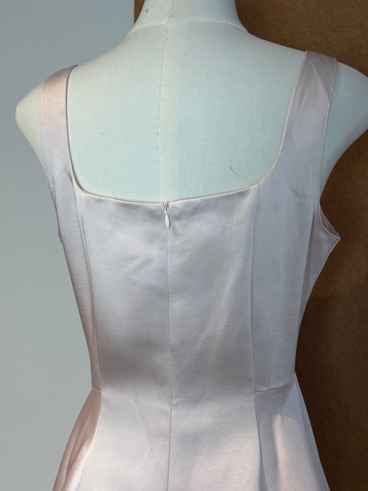 Square Neck Satin Mini Dress | Sydney