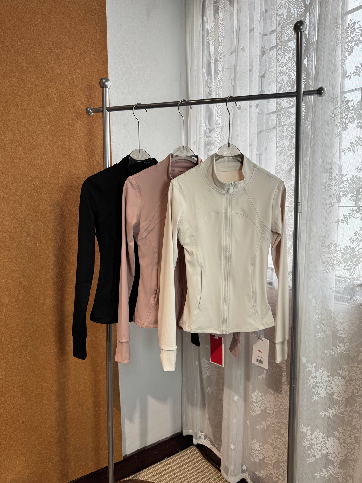 Sculpted Full-Zip Athletic Jacket | Noelle