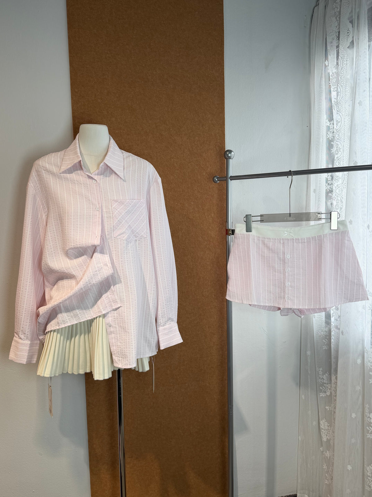 Stripe Oversized Shirt | Elowen