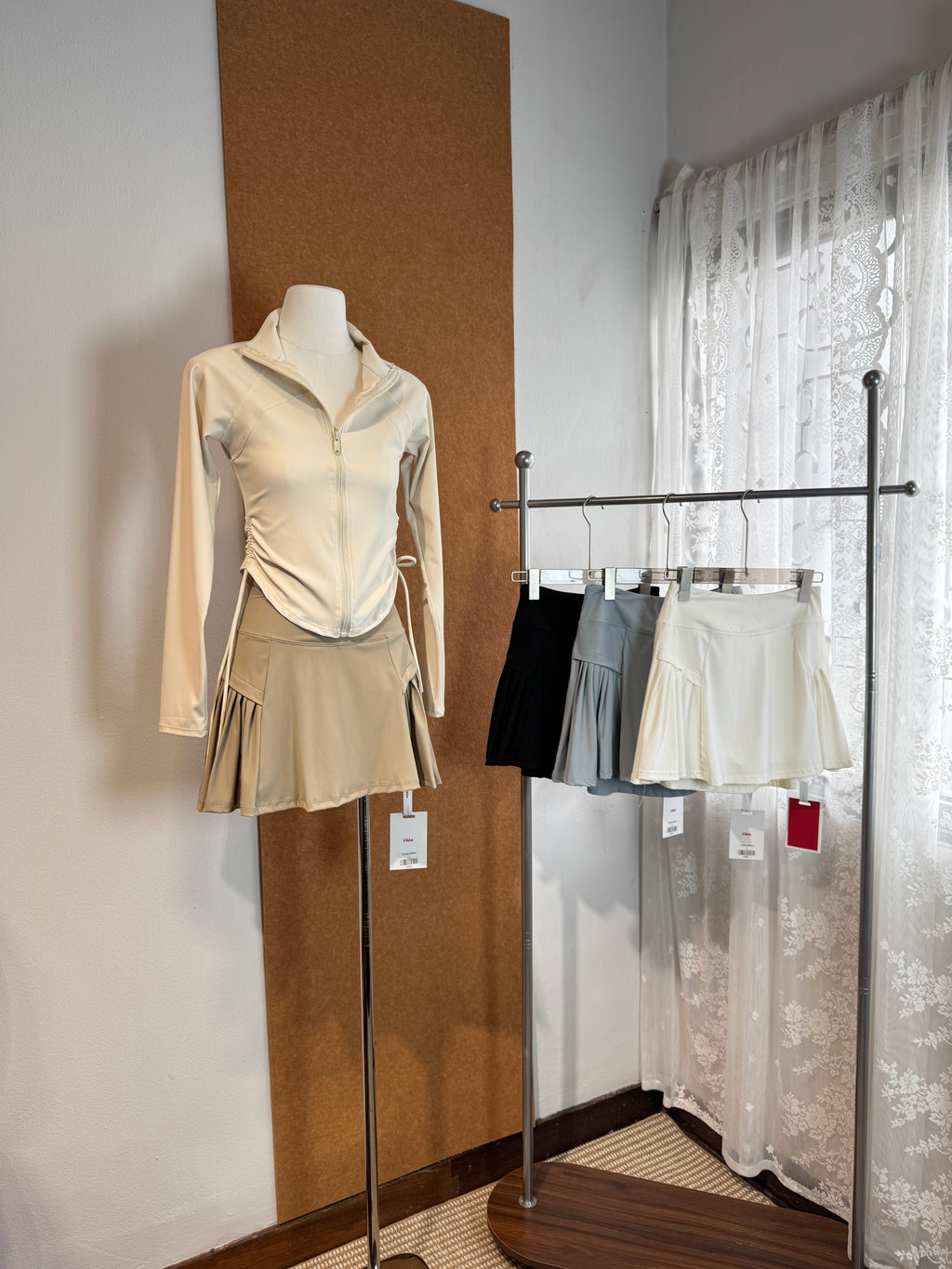 Pleated Tennis Skort with Pockets | Alyssa
