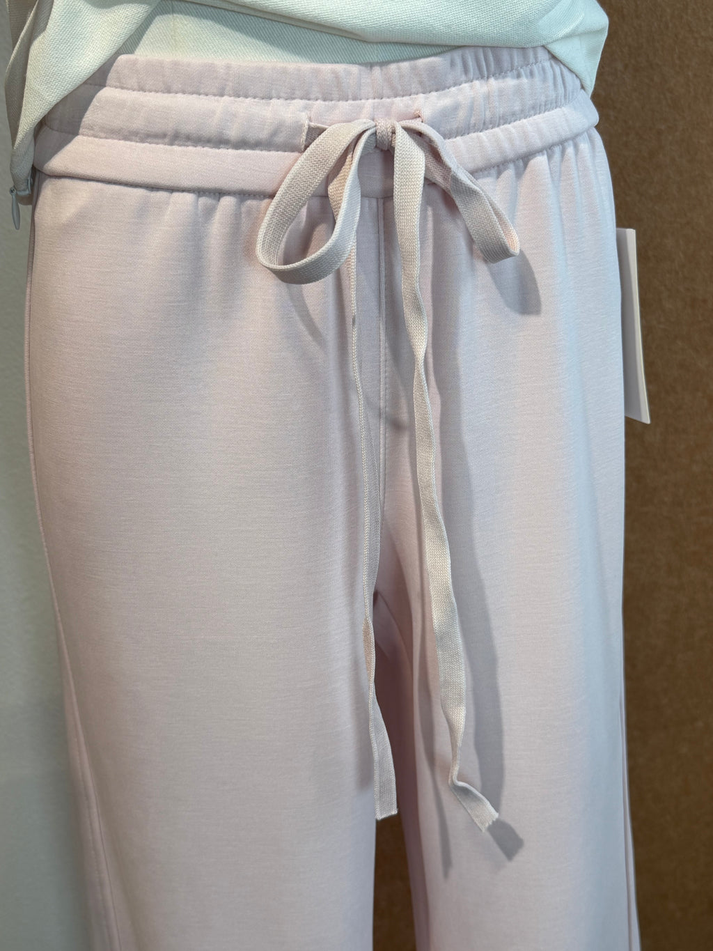 Ribbed Wide-Leg Drawstring Trousers | Nixie
