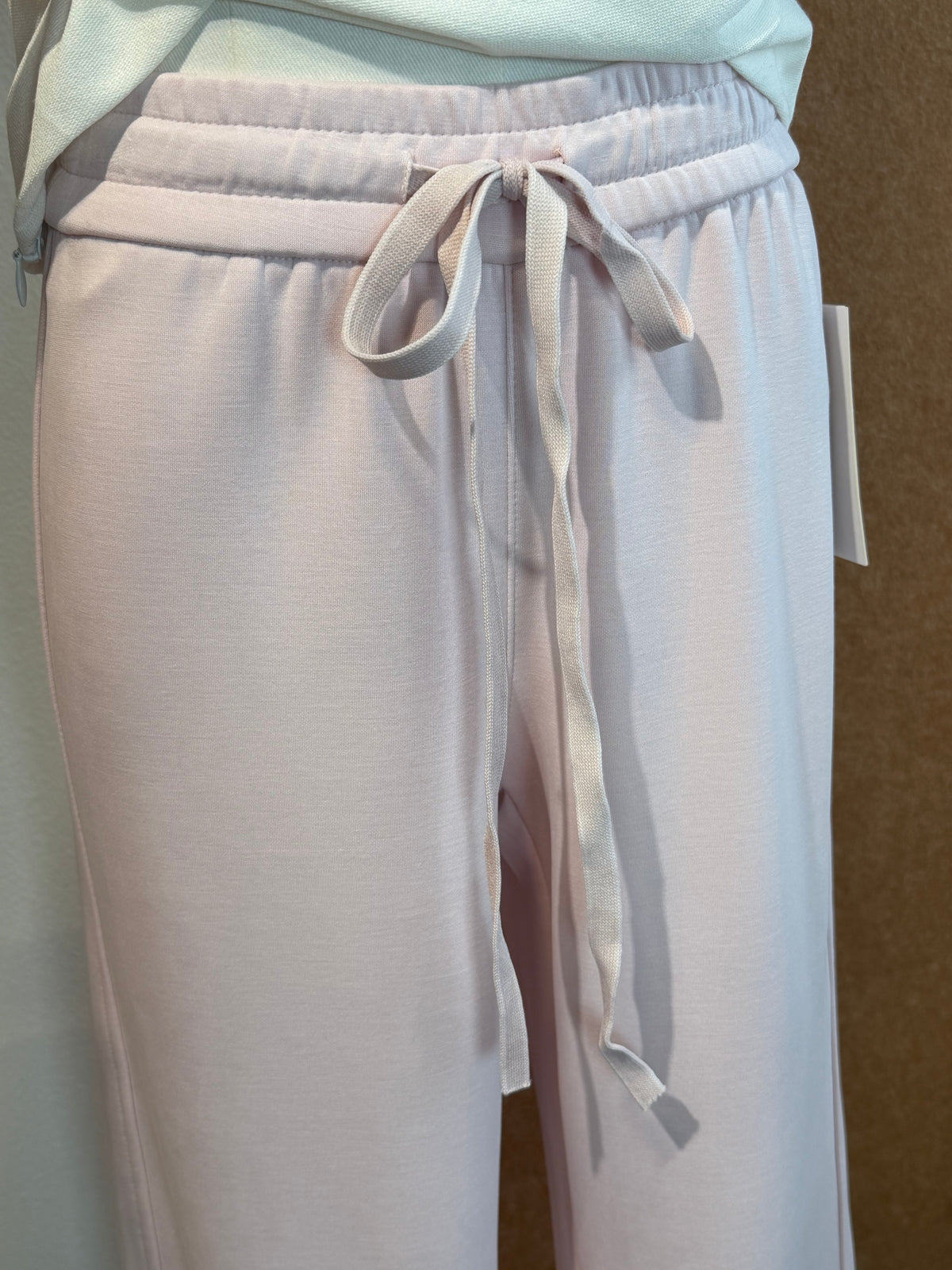 Ribbed Wide-Leg Drawstring Trousers | Nixie