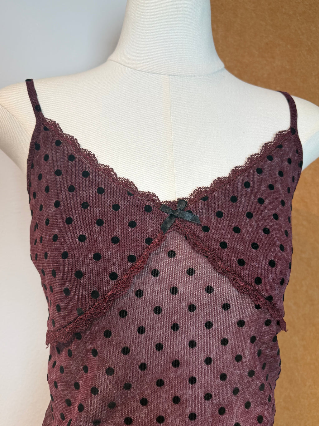 Polka-Dot Cami & Cropped Cardigan Set | Thea Top