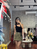 Cargo Pocket Denim Skort | Imani