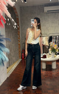 High-Rise Flare Jeans | Zina