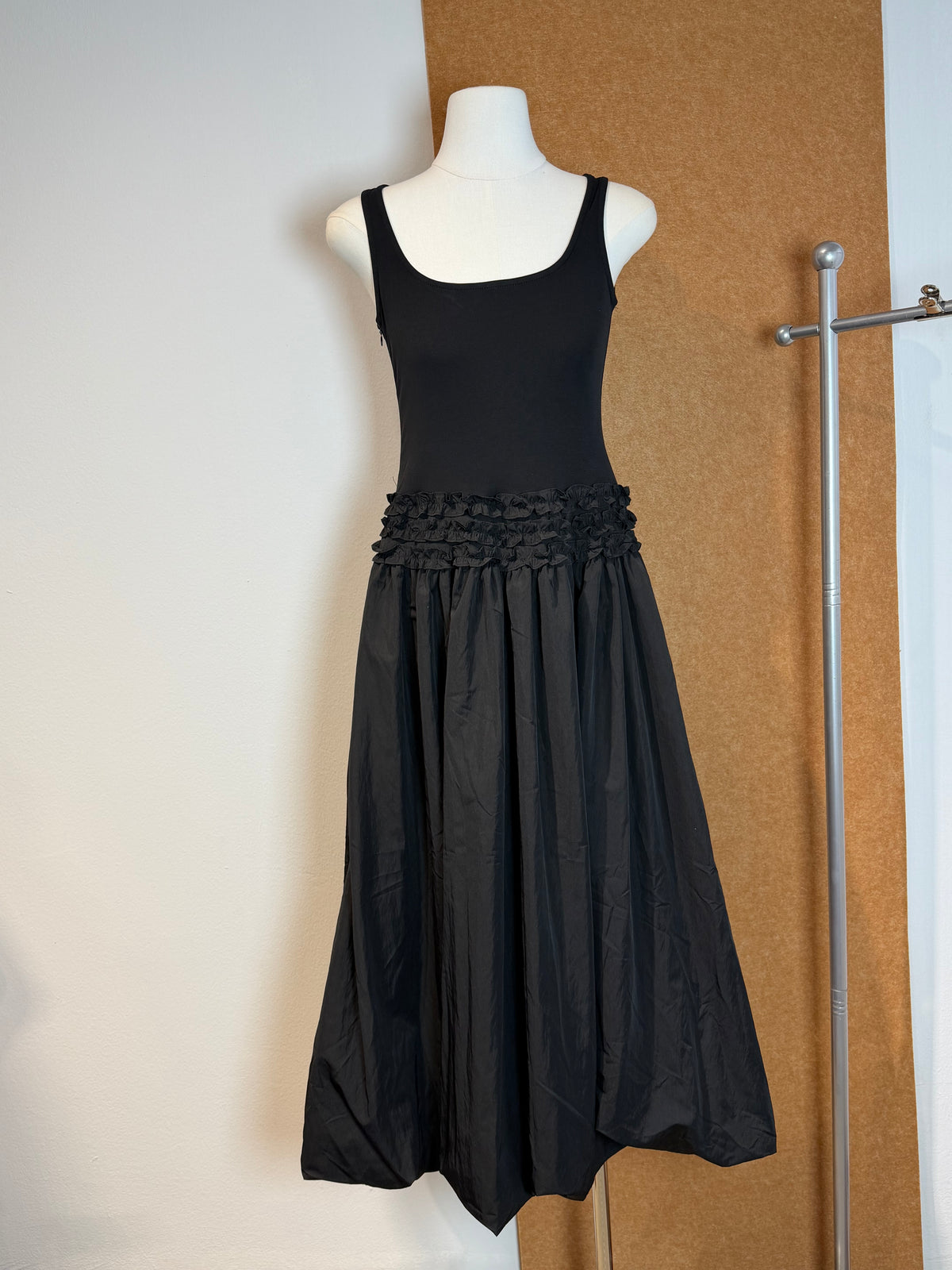 Ruffle-Waist Bubble-Hem Dress | Bliss Dress