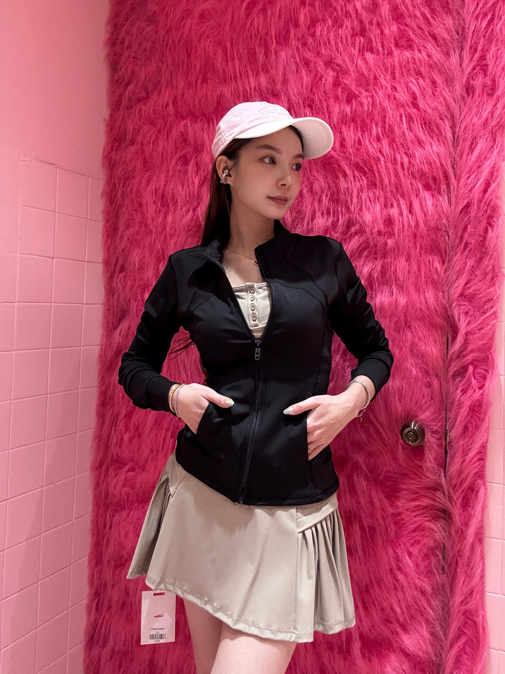 Sculpted Full-Zip Athletic Jacket | Noelle