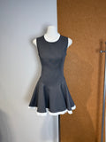 Ruffle Collar Fit-and-Flare Mini Dress | Aziel