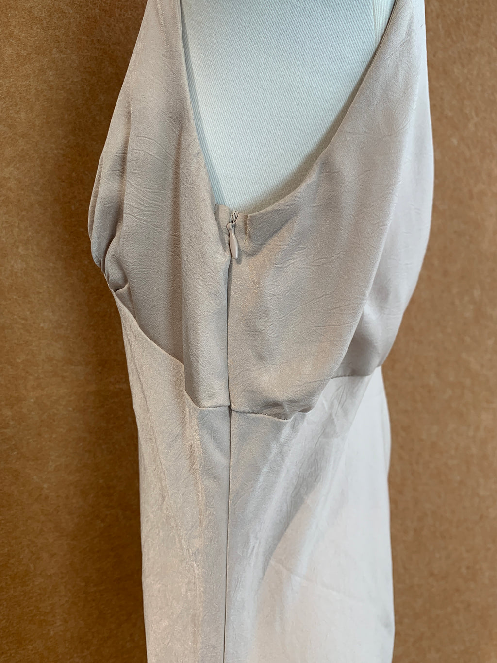 Lace Trim Satin Slip Maxi Dress | Fluffy