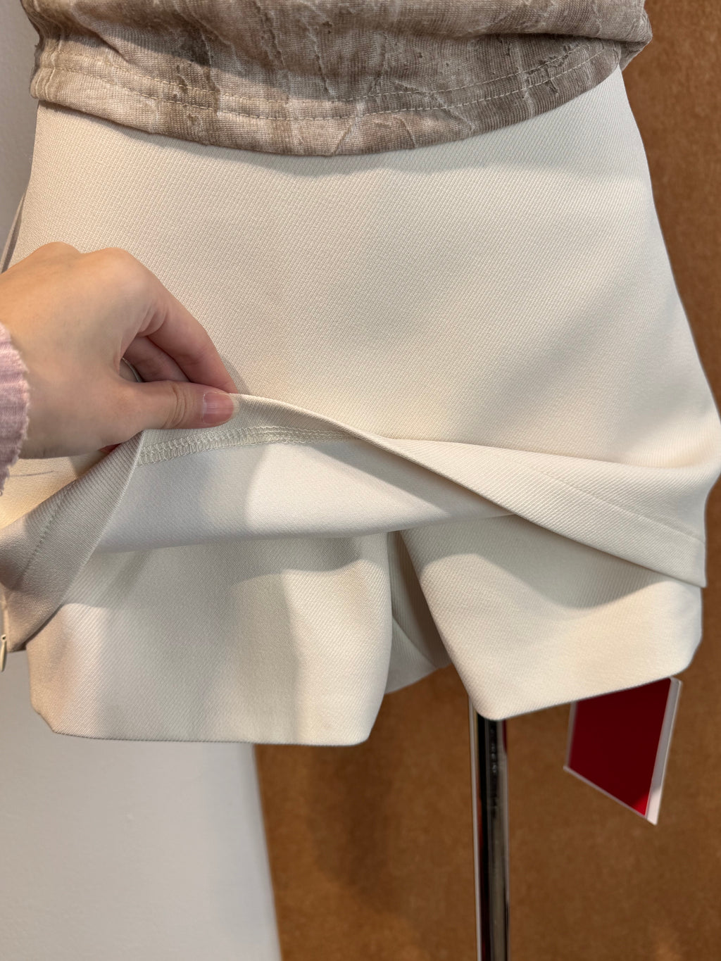 High-Waist A-Line Structured Skort | Avery