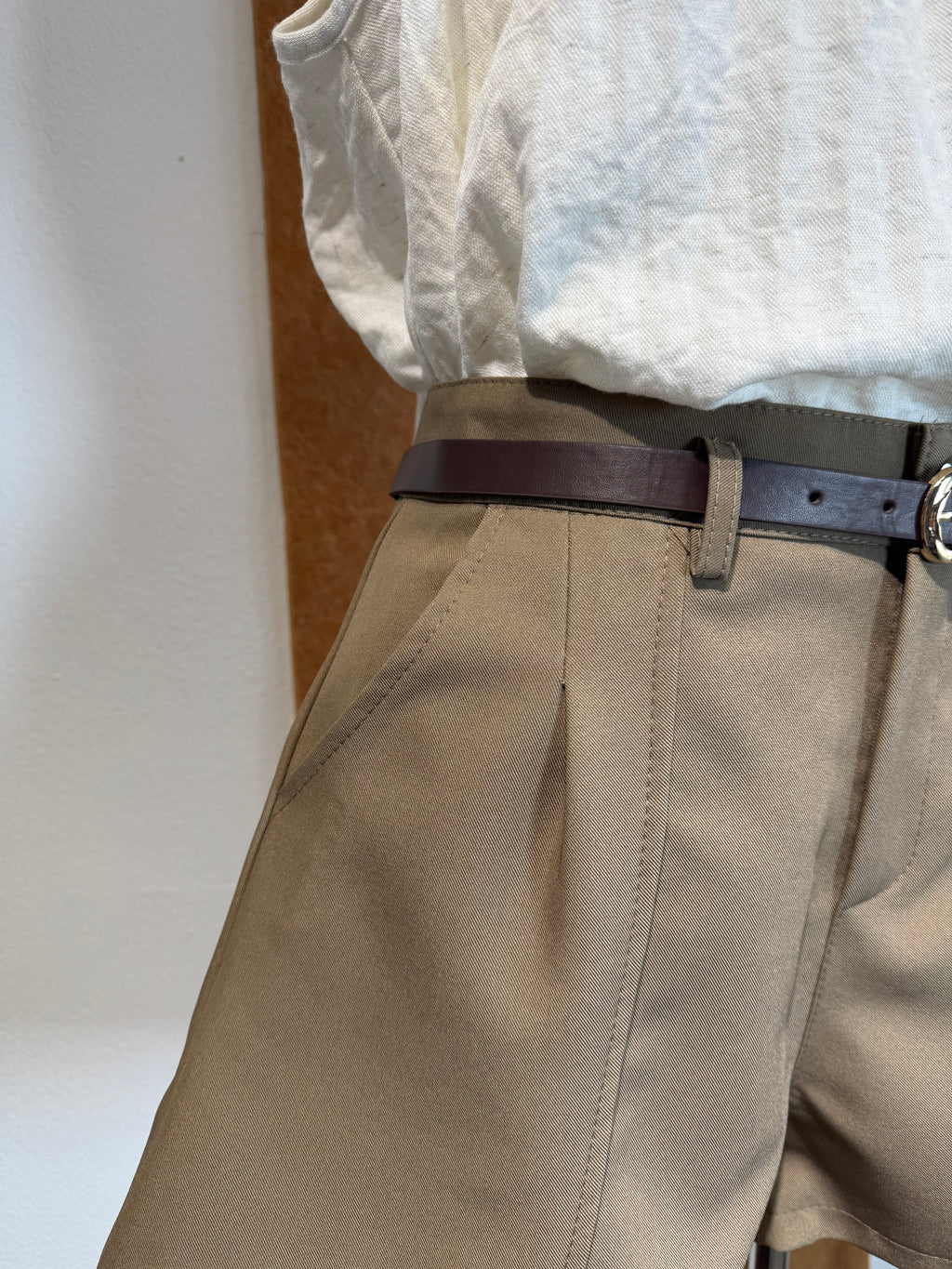 High-Waist Pleated Shorts | Paloma