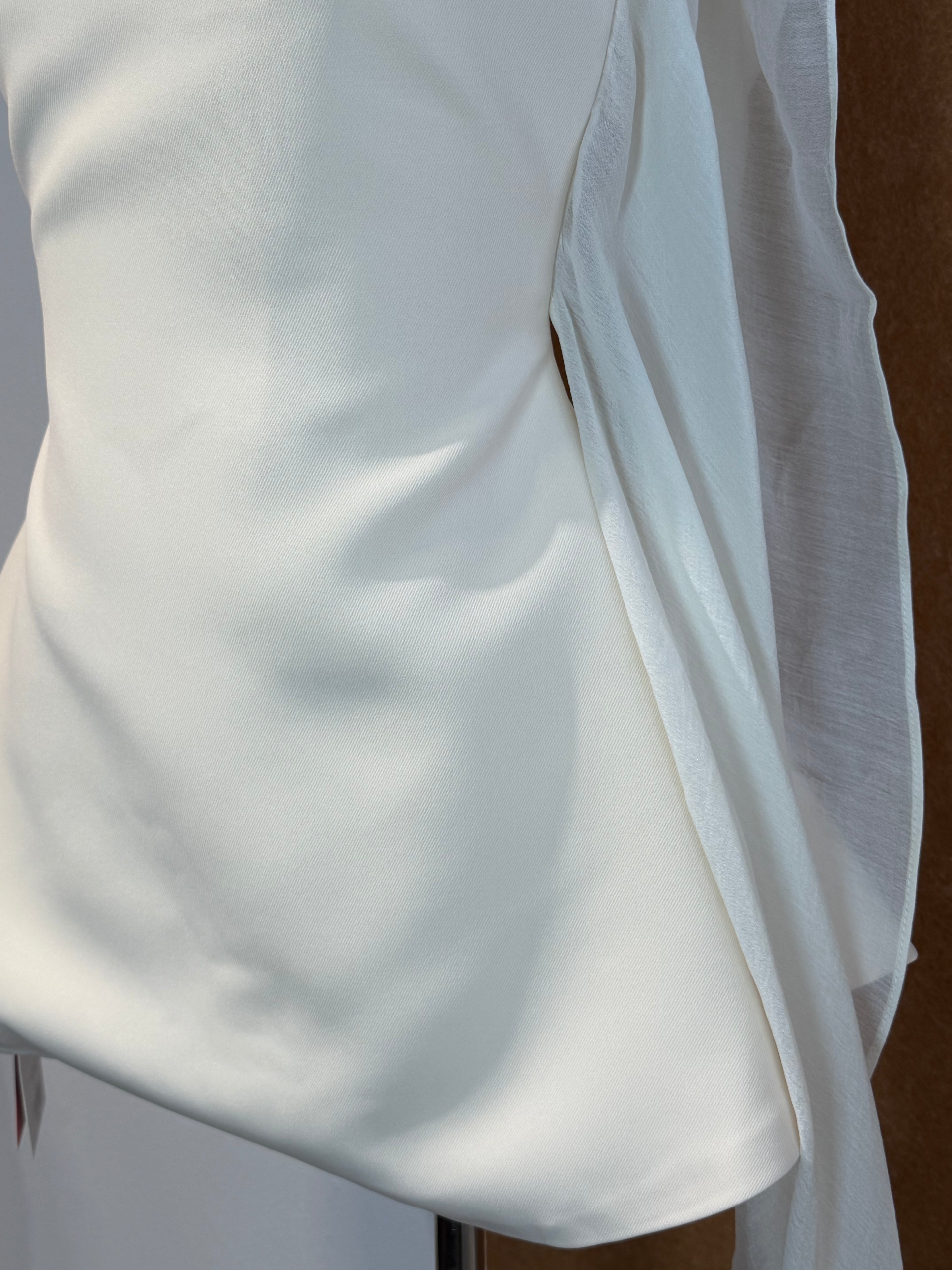 Satin Strapless Mini Dress & Scarf Set | Veda