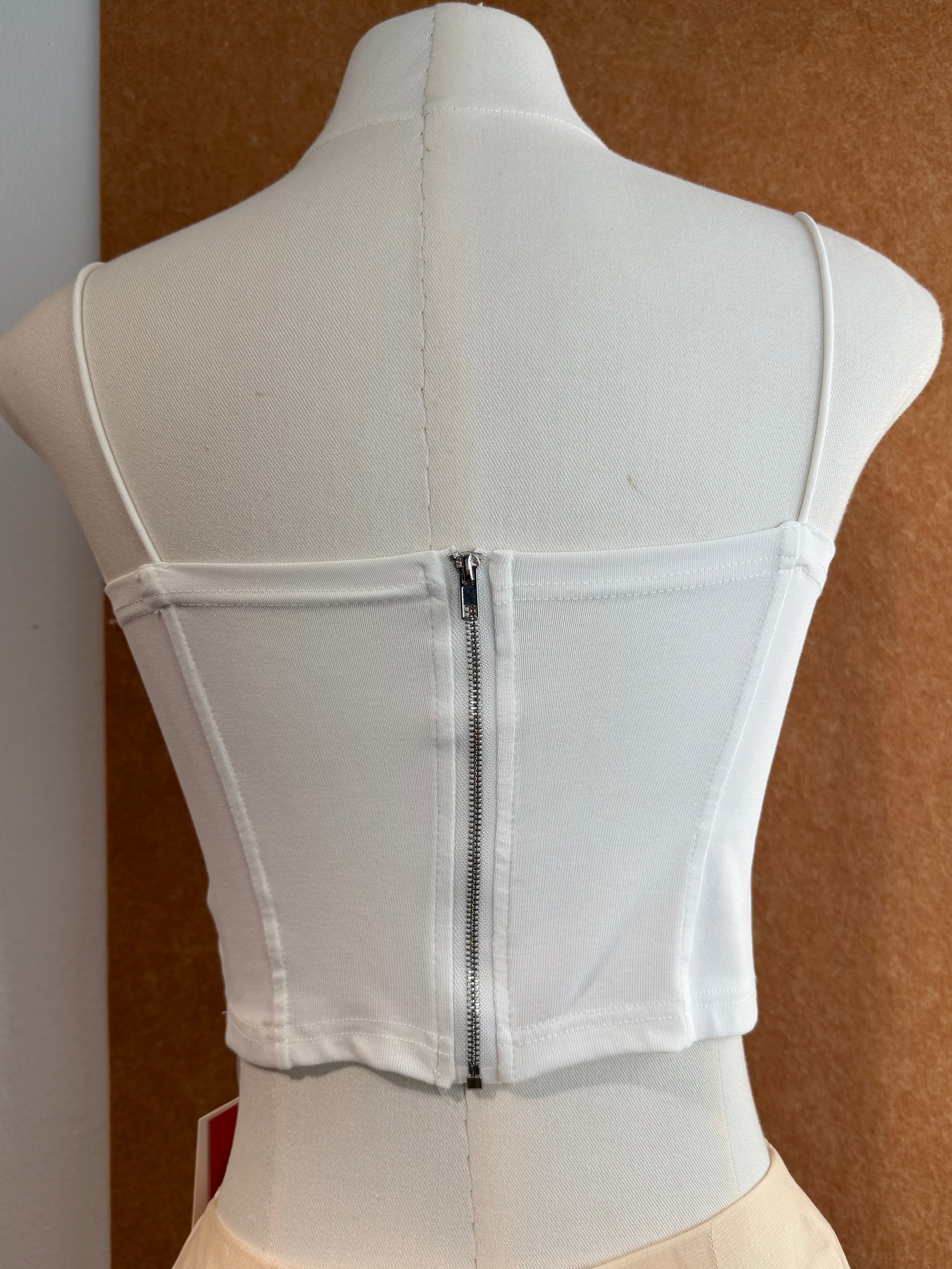 Fishbone Structured Square-Neck Cami | Daisy