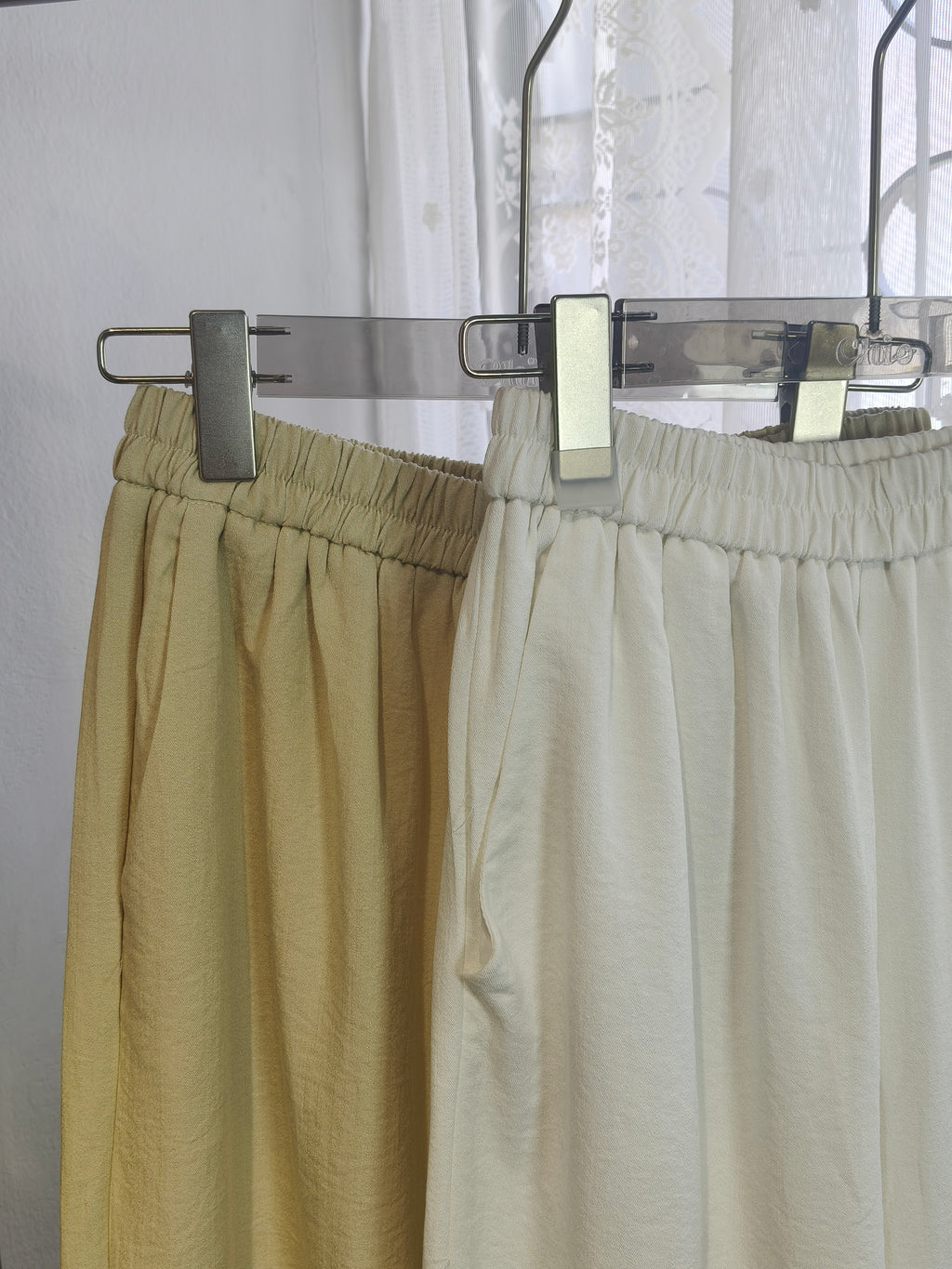 Textured Wide-Leg Palazzo Trousers | Alessia