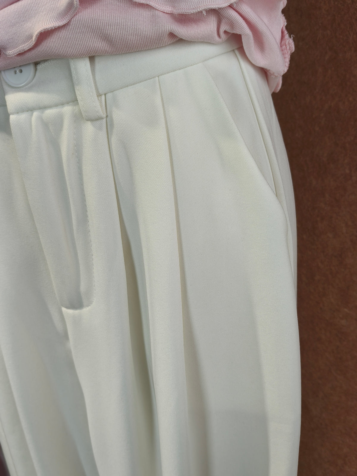 High-Waist Fluid Wide-Leg Suiting Trousers | Nova