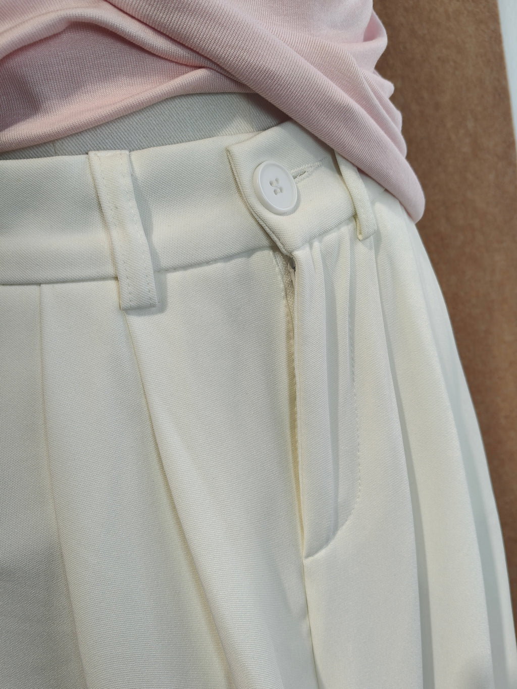 High-Waist Fluid Wide-Leg Suiting Trousers | Nova