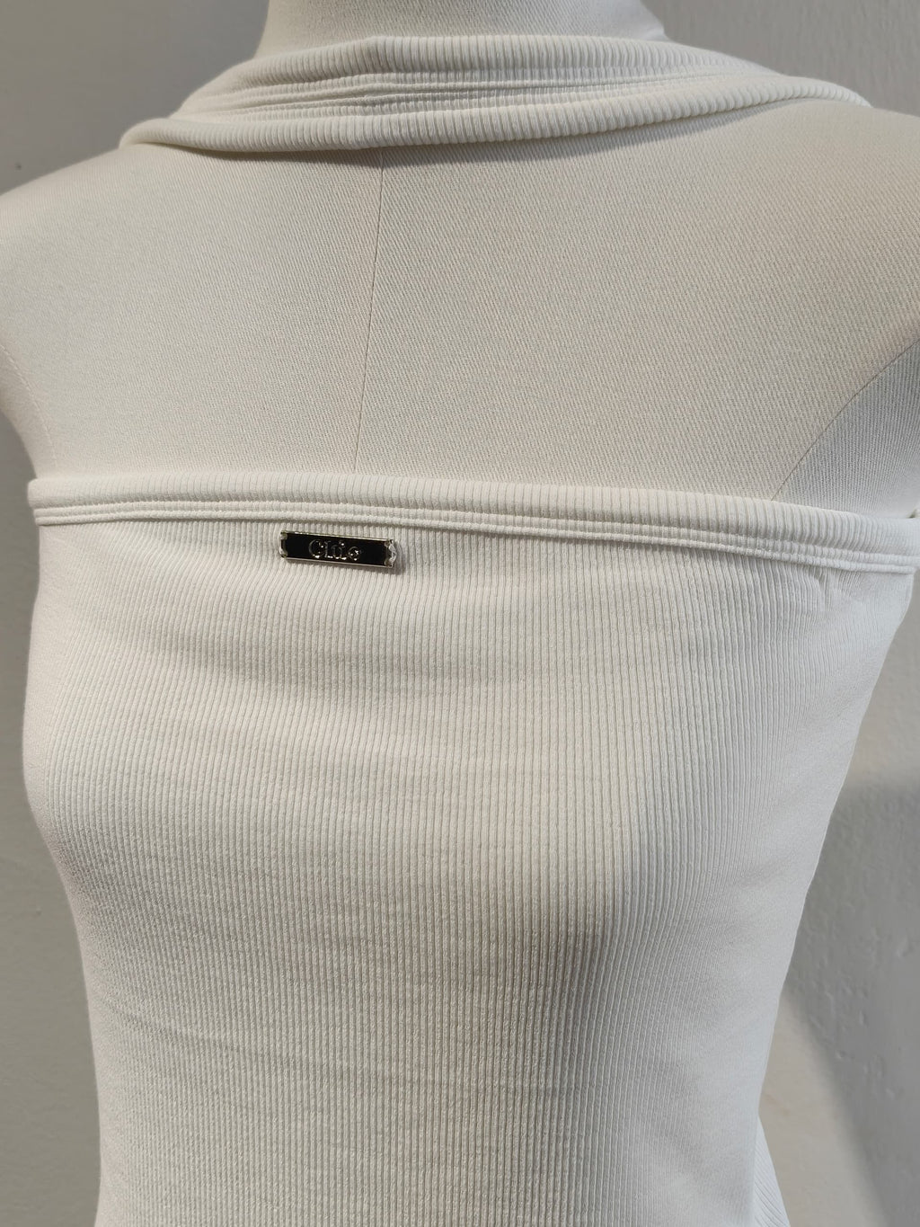 Ribbed Anti-Slip Bandeau Top | Iris