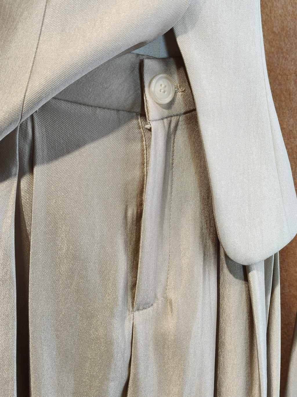 High-Rise Pleated Wide-Leg Palazzo Trousers | Aspen